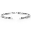 Lagos Two-Tone Small Diamond Station Mini Versa Torque 3mm Bracelet