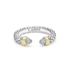 Lagos Two-Tone Diamond Mini Versa Stacking Ring