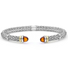 Lagos Two-Tone Citrine Versa Torque 5mm Bracelet