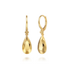 Gabriel & Co 14K Yellow Gold Bujukan Clover Drop Earrings