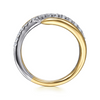 Gabriel & Co. 14K White & Yellow Gold Diamond Ring