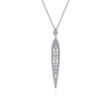 Gabriel & Co.14K White Gold Diamond Pendant Necklace