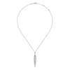 Gabriel & Co.14K White Gold Diamond Pendant Necklace