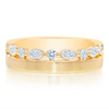 14K Yellow Gold Half Anniversary Diamond Band