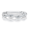 A. Jaffe 14K White Gold Diamond Twist Anniversary Band