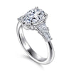 Gabriel & Co. 14K Pear Shape Diamond Semi-Mount Engagement Ring