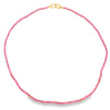 Lauren K 18K Yellow Gold Pink Tourmaline Bead Strand