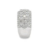 18K White Gold Ladies 5-Row 3-Carat Diamond Ring