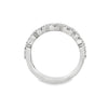 18K White Gold Circular Pattern Diamond Ladies Ring