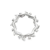 18K White Gold Circular Diamond Slider Pendant