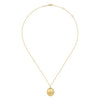 Gabriel & Co 14K Yellow Gold Twisted Rope Frame Oval Locket Necklace