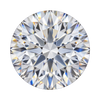 14K Two-Tone Hidden Halo Engagement Ring Setting with 0.51 ct. Round Natural Diamond