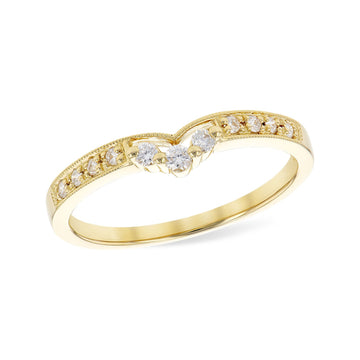 Allison Kaufman 14K Yellow Gold Diamond Enhancer Ring