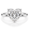 Cathedral Solitaire 03 with 1.17 ct. Heart Natural Diamond