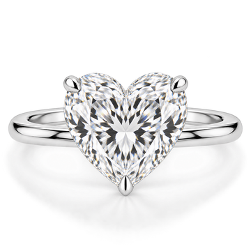 Cathedral Solitaire 03 with 1.17 ct. Heart Natural Diamond